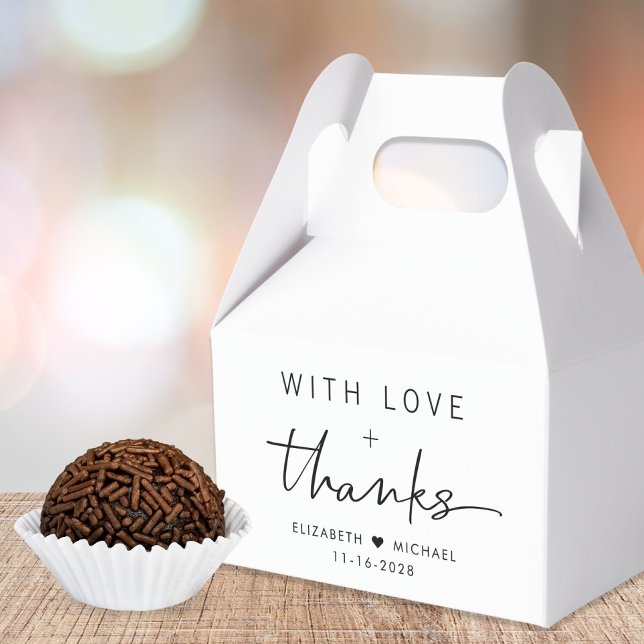 Caja Para Regalos Con Amor Y Gracias Boda (Subido por el creador)