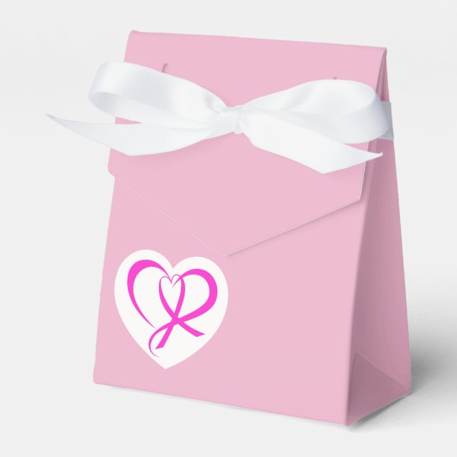 Caja Para Regalos Concienciación sobre el cáncer de cinta rosa - Caj (Front Side)
