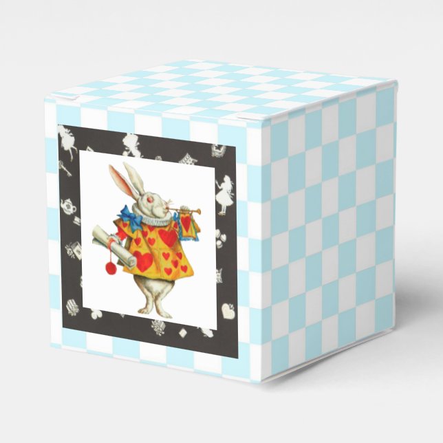 Caja Para Regalos Conejo blanco 2 (Costado Anverso)