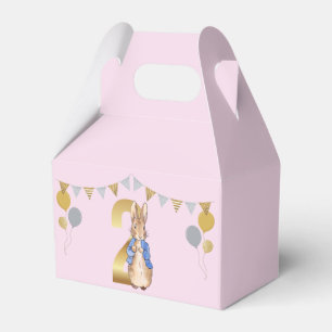 Caja Para Regalos Conejo clásico con chaqueta azul