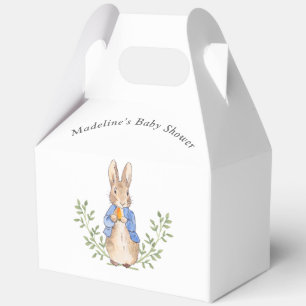 Caja Para Regalos Conejo clásico de cuento de hadas a cuadros vintag