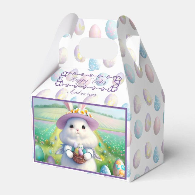 Caja Para Regalos Conejo Cute Easter 01 (Front Side)
