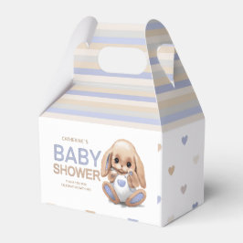 Caja Para Regalos Conejo de lujo lindo ducha de bebé Favor Box.
