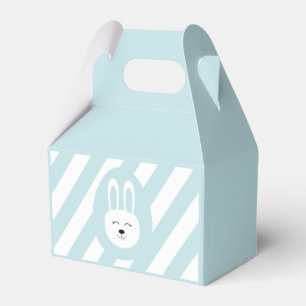 Caja Para Regalos Conejo de Pascua azul