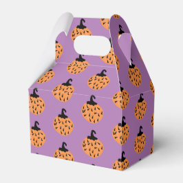 Caja Para Regalos Confeti Geométrico de Calabaza de Halloween Adorab