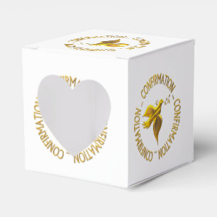 CAJA PARA REGALOS CONFIRMACIÓN DE ORO Y ESPÍRITU SANTO
