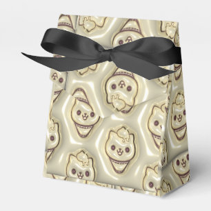 Caja Para Regalos Cono de crema de hielo de Kitty Blanco