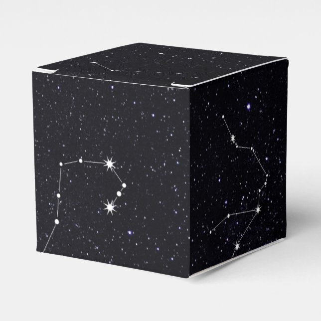 Caja Para Regalos Constellations Favor Box (Costado Anverso)