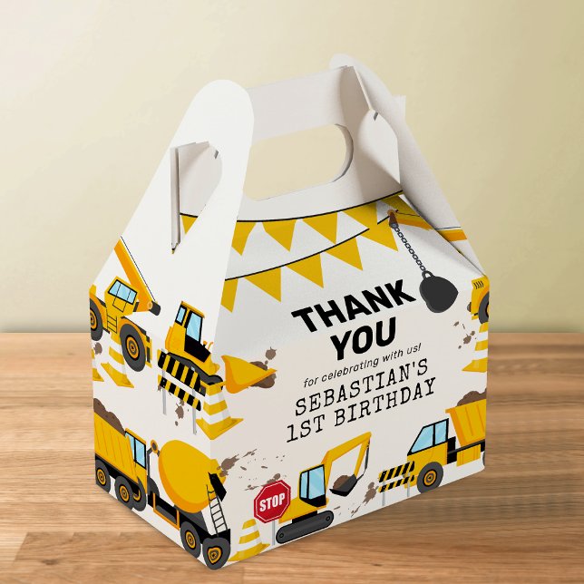 Caja Para Regalos Construcción Kids Birthday Party Favorito Box (Subido por el creador)