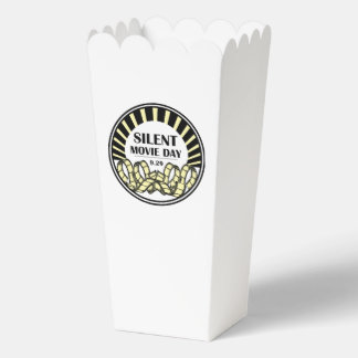 Caja Para Regalos Contenedor de palomitas en el Día de la Película S