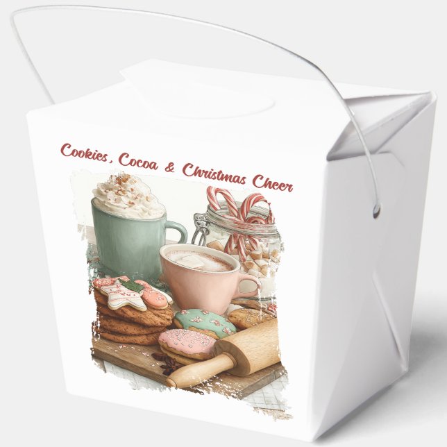 Caja Para Regalos Cookies, Cocoa & Christmas Cheer (Reverso)