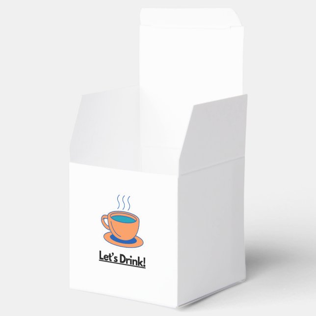 Caja Para Regalos Copa de café (Abierto)