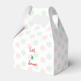 Caja Para Regalos Copo de nieve de Navidad