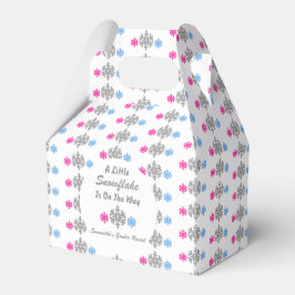 Caja Para Regalos Copo de Nieve en Camino