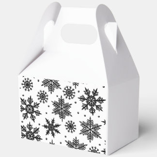 Caja Para Regalos copos de nieve