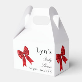 Caja Para Regalos Coqueta rosa Bow Baby Shower Favorito Box