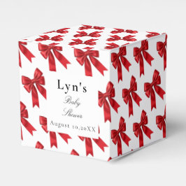 Caja Para Regalos Coqueta rosa Bow Baby Shower Favorito Box