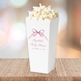 Caja Para Regalos Coquette Bow Baby Shower