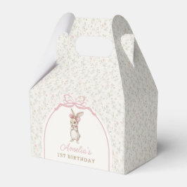 Caja Para Regalos Coquette Bunny Rabbit Girl Birthday Favor Box
