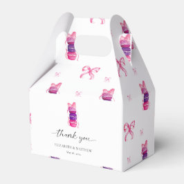 Caja Para Regalos Coquette Elegette Macaron Boda