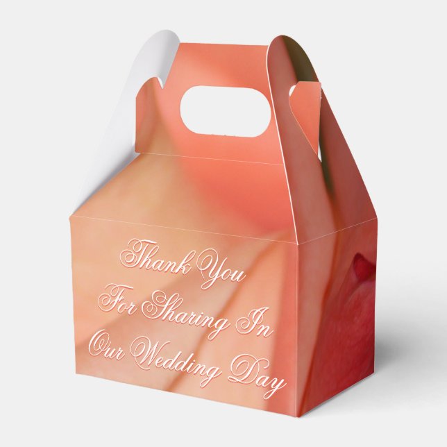 Caja Para Regalos Coral Y Peach (Front Side)