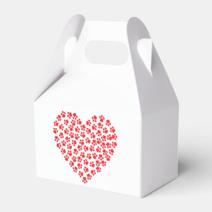 Caja Para Regalos Corazón Adorable con Cuadros Favoritos de Papel Pa