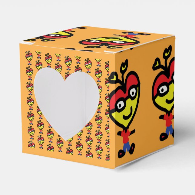 Caja Para Regalos corazón chiflado box (Anverso)