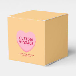 Caja Para Regalos Corazón de conversación de personalizado rosado na