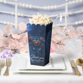 Caja Para Regalos Corazón gótico de diseño artístico