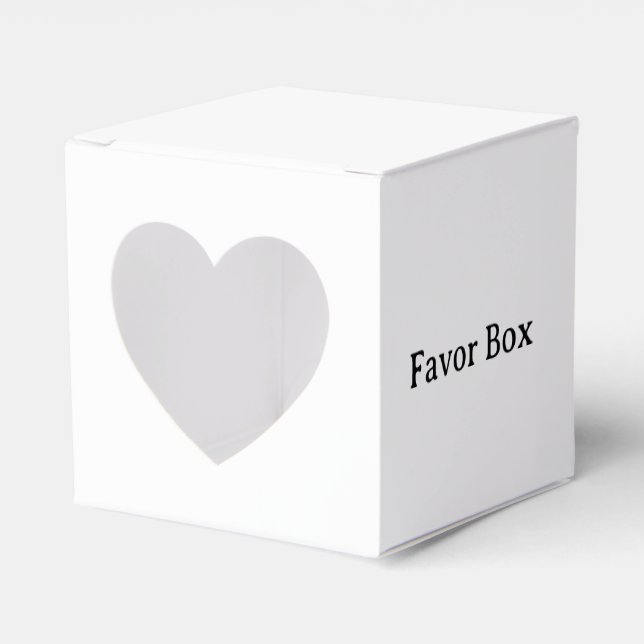 Caja Para Regalos Corazón Profesional Simple 2x2x2 (Anverso)