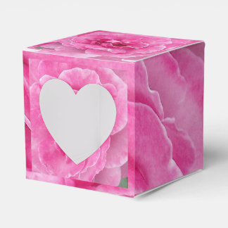 Caja Para Regalos Corazón Rosa de Jardín Rosa