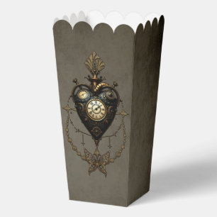 Caja Para Regalos Corazón steampunk,