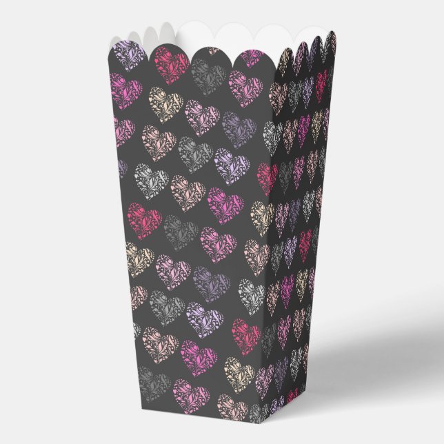 CAJA PARA REGALOS CORAZONES (Reverso )