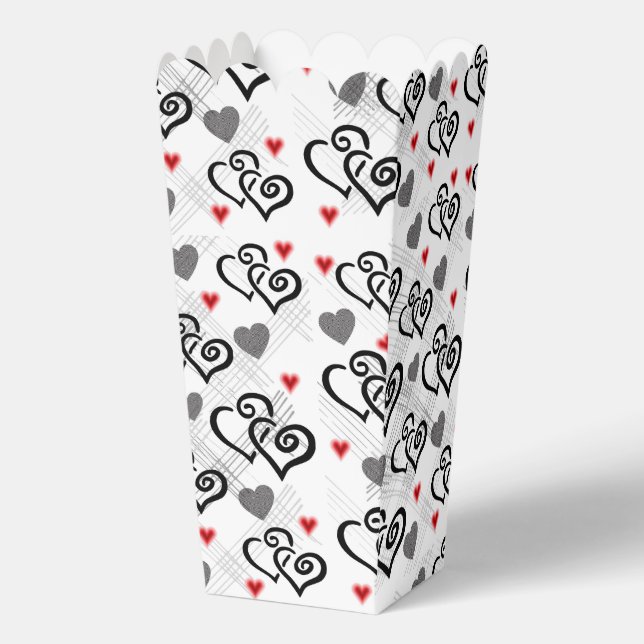 CAJA PARA REGALOS CORAZONES (Anverso)