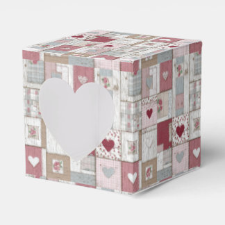 Caja Para Regalos Corazones Acolchados