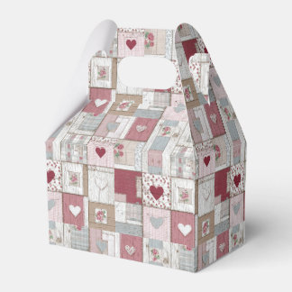 Caja Para Regalos Corazones Acolchados