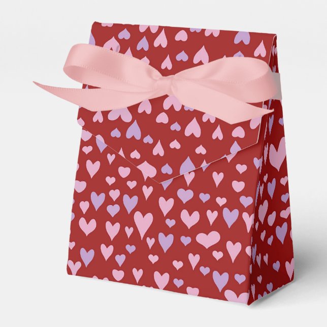 Caja Para Regalos Corazones de San Valentín (Front Side)