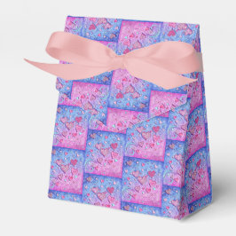 Caja Para Regalos Corazones de San Valentín Mosaico
