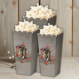 Caja Para Regalos Corazones de vaquero: un poema de botas y flores.