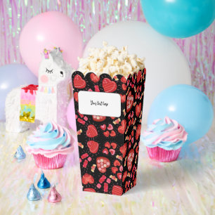 Caja Para Regalos corazones editables