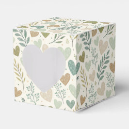 Caja Para Regalos Corazones Florales