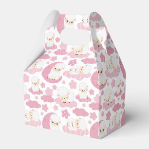 Caja Para Regalos cordero de ducha lindo bebé niñas