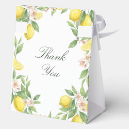Caja Para Regalos Corona de acuarela Bodas de cítricos mediterráneos