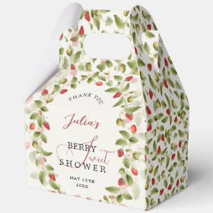 Caja Para Regalos Corona de flores silvestres de fresa dulce roja pa