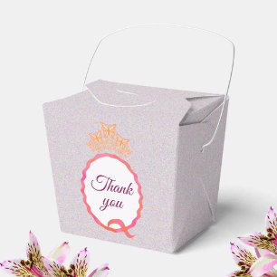 Caja Para Regalos Corona de Mariposa Quinceañera Agradecimiento con