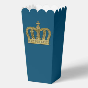 Caja Para Regalos Corona Dorada - lujo real 1