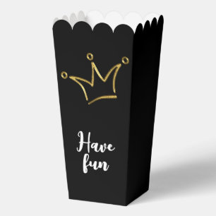 Caja Para Regalos Corona Dorada - lujo real 4