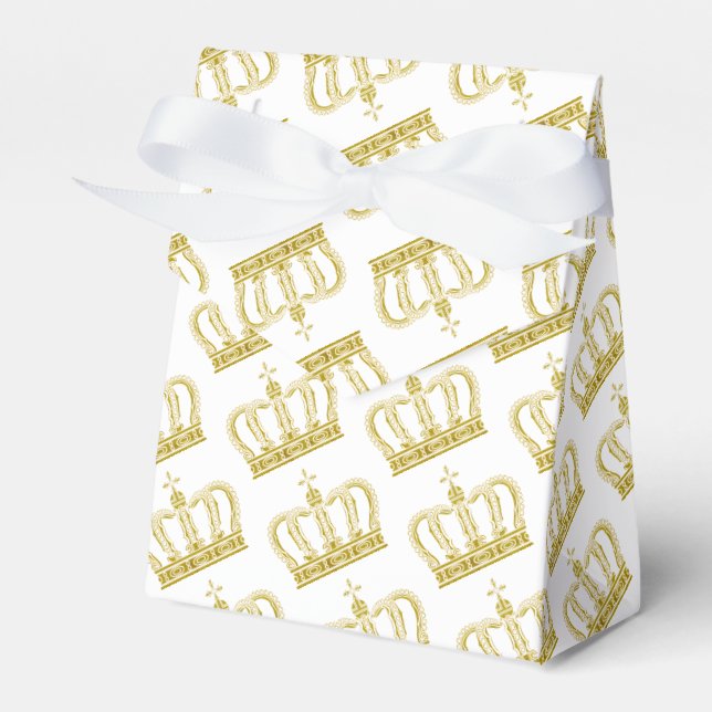 Caja Para Regalos Corona dorada - realeza de lujo (Front Side)