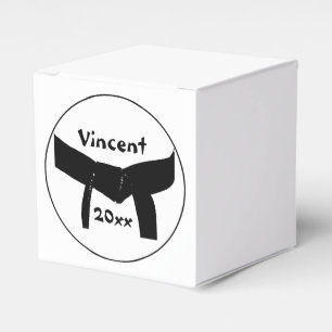 Caja Para Regalos Correa negra básica de los artes marciales