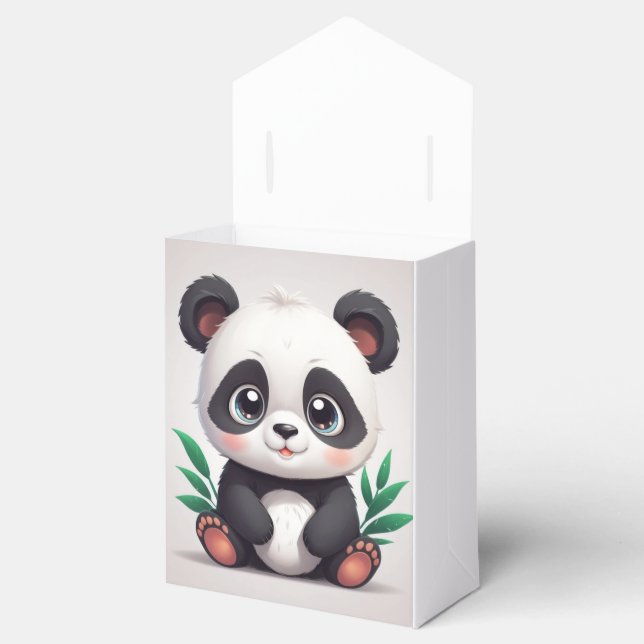 Caja Para Regalos Córrido panda (Abierto)